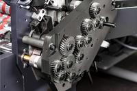 Système de livraison automatique de presses à rouleaux avec rouleaux de dégonflage pneumatiques 2300W, construction métallique pour produits pliés de haute qualité