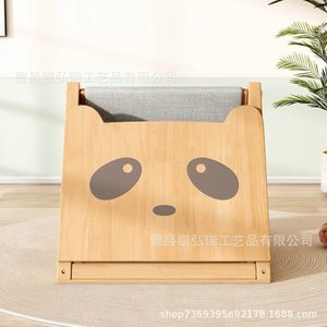 Wooden cat <b>tent</b>, indoor cat bed, enclosed and secure, suitable for all seasons, cat bed, pet dog kennel, house. - Product Image 3