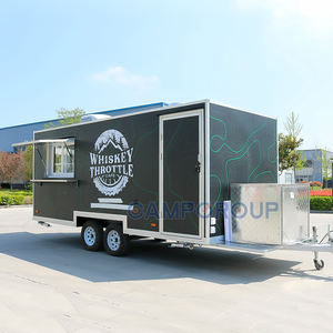 Restaurant de rue Fish and Chips Food Trailer Entièrement équipé Shawarma Food Truck Trailer Mobile Kitchen Usa Food Kiosk - Product Image 3