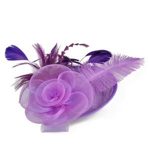 Chapeaux d'église unisexes sur mesure pour mariage, thé, sport, plage, faits à la main, 100 % polyester, fascinateurs, bandeau à plumes, pince à cheveux - Product Image 6