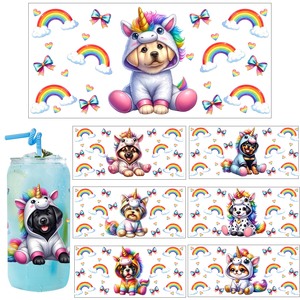 UV DTF Cup Wrap <strong>Transfers</strong> <strong>Transfer</strong> Printing Glass <strong>Window</strong> Sticker <strong>Transfer</strong> Film Sheet AB a B UV DTF Film Roll - Product Image 2