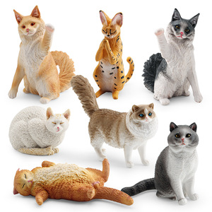 Lewu โมเดลสัตว์จำลอง muppet Shorthair Maine ตกแต่งสัตว์เลี้ยง - Product Image 3