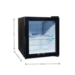 NE-52C à faible bruit Portable économie d'énergie 52L refroidi par Air sans gel en acier inoxydable enfant serrure réfrigérateur lumière ménage voiture - Product Image 2