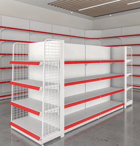 Étagères multicouches pour magasins Étagères métalliques modernes pour supermarchés Étagères pour magasins de détail Étagères pour épiceries - Product Image 4