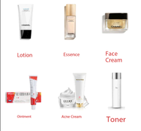 Remplisseuse semi-automatique à pompe pour bouteilles de cosmétiques, lotions, soins de la peau, liquides, eau pure, shampoings et gels avec emballage en verre