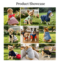 Robe pour chien personnalisée de qualité supérieure, vêtements de luxe pour animaux de compagnie, robe de fête pour chien en coton doux pour chiens de petite et moyenne taille, tenue mignonne pour animaux de compagnie