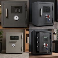 Cylindre de serrure électronique à clé de secours en alliage de zinc finition chromée avec 2 clés de rechange à fossettes