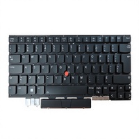 Clavier d'ordinateur portable d'occasion Lenovo ThinkPad X1 Carbon Gen9/10/11 FR AZERTY rétroéclairé avec TrackPoint FRU PK131U82B29