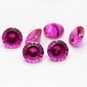 DS đồ trang sức đá quý chất lượng hàng đầu 2 # màu hồng 16 Trái Tim 16 mũi tên tổng hợp Rose <span class=keywords><strong>Ruby</strong></span> cho đồ trang sức mỹ - Product Image 5