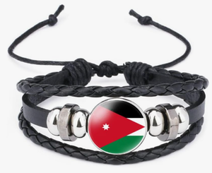Vente en gros d'ensembles <span class=keywords><strong>de</strong></span> fans <span class=keywords><strong>de</strong></span> souvenirs produit broche bracelet ceinture porte-clés fête nationale drapeaux jordaniens - Product Image 3