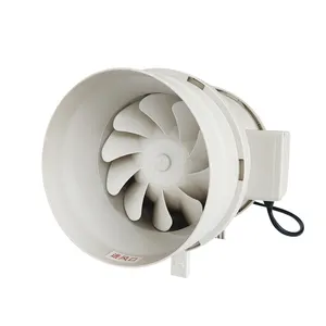 3~12 inch mixed flow circular duct fan ventilation kitchen exhaust air fan speed control duct fan for bathroom kitchen grow