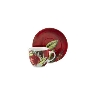 ชุดถ้วยเอสเพรสโซ่เอ็กเซลซ่า 6 ใบ พร้อมจานรองหลากสี 7 ซล. ถ้วยกาแฟและชาพรีเมียมจากพอร์ซเลนกรานาดา - Product Image 3