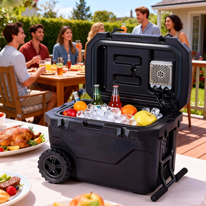 Frigo Portatile Impermeabile con Ruote per Pesca e Campeggio, Refrigeratore per Mantenere la Freschezza - Product Image 5