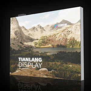 Caja de luz publicitaria de brillo lateral único de 8cm, Base de vista de 360 grados, tela LED SEG de 8cm de profundidad opcional para atrio de centro comercial - Product Image 2