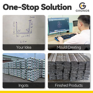 Profilé de garniture de plinthe <span class=keywords><strong>avec</strong></span> lumière en métal aluminium noir pour mur et plancher - Product Image 5