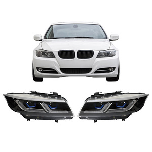 Phares E90 Série 3 2005-2012 Mise à niveau LED Phares avant DRL Feux automatiques Rétrofit Clignotants dynamiques Lentille de projecteur pour <span class=keywords><strong>BMW</strong></span> - Product Image 2