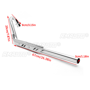 ท่อไอเสียรถจักรยานยนต์แบบเต็มระบบพร้อมตัวเก็บเสียง สแตนเลส สำหรับ Honda XR50 CRF50 50cc 70cc 90cc 110cc 125cc - Product Image 5