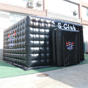 <span class=keywords><strong>Tente</strong></span> <span class=keywords><strong>gonflable</strong></span> durable en forme de cube pour bars de discothèque, soirées et événements, <span class=keywords><strong>personnalisable</strong></span> en couleur, fabriquée en Chine, avec souffleur d'air - Product Image 3