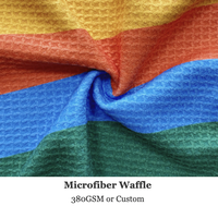 Microfiber WAFFLE SAND FREE Beach Oversized Extra Large Custom Digital Printed Striped Quick Dry Bath & Beach Towel