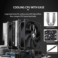 Thermalright PS 120SE Dual Tower Fin Surface CPU Fan Cooling for Gaming Computer Cooling CPU Coolers