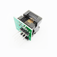 Base de programación estrecha SOP8 a DIP8, tipo Jump Seat Ots16-1.27-03, para SOIC8