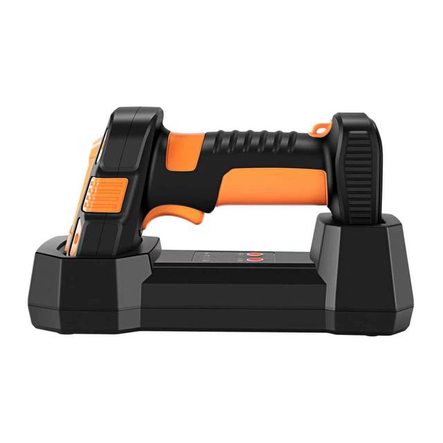 OEM 2.4G for Wireless 325M Range Industrial 2D Barcode Reader with 2800mAh Battery in Stock for Warehouse Logistics