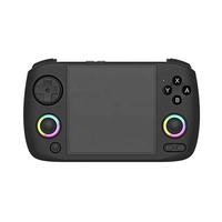 NKIWI Anbernic RG Cube XX Console de jeu vidéo classique portable avec anneau lumineux coloré RVB Double joystick Communication Wi-Fi