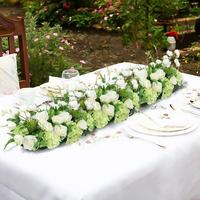 Arrangements de fleurs artificielles pour centres de table de mariage, décoration de table pour fêtes et événements à domicile, vente en gros