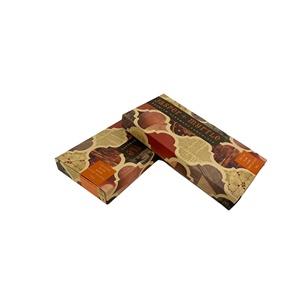 Custom hot stamping logo <strong>rum</strong> dark <strong>chocolate</strong> bar small empty kraft box - Product Image 5