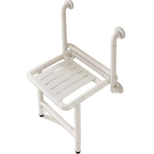 Taburete de Baño Plegable Good Fortune con Respaldo, 47 cm de Altura, Antideslizante, para Personas Mayores, Embarazadas y con Discapacidad - Product Image 5