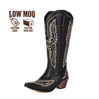 CHENO Bottes de cowboy et de cowgirl rétro vintage brodées avec logo personnalisé, de haute qualité, très vendues, pour femmes, tailles US et UK
