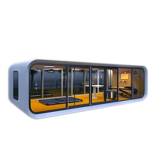 Maison préfabriquée mobile complète, type cabane Apple, préfabriquée, portable, extensible, 20 pieds, 40 pieds, hôtel, bureau, pod, conteneur extérieur, maison - Product Image 4