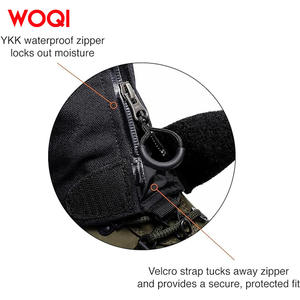 Cubrezapatos de senderismo Woqi, impermeables, con cierre de cremallera, protectores de piernas de tela Oxford para montañismo, equipo de protección para adultos - Product Image 3