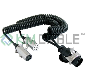 ISO 7638 7 פינים EBS ABS מתאם נגרר ומשאית כבל חשמל 24V חיבור מאריך כבל נגרר למשאית סירה נגרר לרכב - Product Image 3