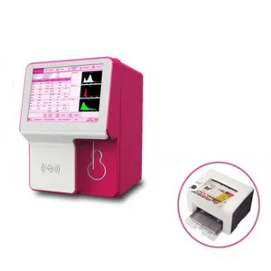 Equipamento de laboratório profissional veterinário e humano para uso humano, máquina automática veterinária Cbc, equipamento de teste de sangue, hematograma de 3 partes, analisador hematológico