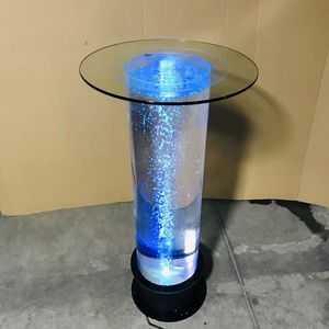 Mesa de <span class=keywords><strong>bar</strong></span> led personalizada, decoración de muebles para club nocturno, nuevo estilo, Burbuja de agua, gran oferta - Product Image 3