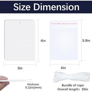 200 pièces de désodorisants <span class=keywords><strong>à</strong></span> sublimation, feuilles de feutre DIY avec 200 sacs et corde élastique <span class=keywords><strong>pour</strong></span> la décoration de la voiture et de la maison - Product Image 2