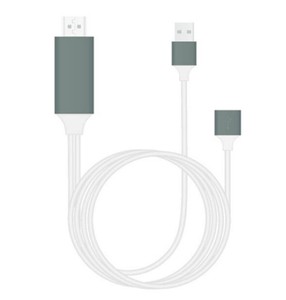 Adaptador 3 en 1 para Teléfono a HDTV, Cable Convertidor para iPad, <span class=keywords><strong>iPhone</strong></span> <span class=keywords><strong>11</strong></span>, X, 8, 7, 6 / <span class=keywords><strong>Tipo</strong></span> C / Micro a HDTV - Product Image 4