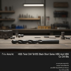 Hss Twist <b>Drill</b> <b>Bit</b> Ta1055 Black Short Series Hss And Hss Co <b>Drill</b> <b>Bits</b> - Product Image 3
