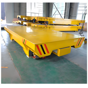 รถรางไฟฟ้าแบบแบนไร้ราง ควบคุมด้วยรีโมทไร้สาย หมุนได้ สำหรับงานอุตสาหกรรม รองรับน้ำหนักมาก ขาย - Product Image 6