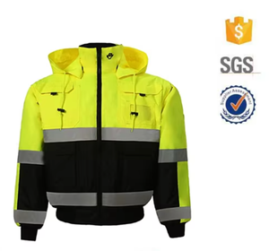 เสื้อผ้านิรภัยสะท้อนแสง EN ISO 20471ระดับมาตรฐานป้องกันแขนถอดได้กันน้ำได้รับการออกแบบจากจีน - Product Image 1
