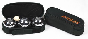 Petanque en métal avec Boules argentées, jeu <span class=keywords><strong>de</strong></span> Boules françaises - Product Image 4