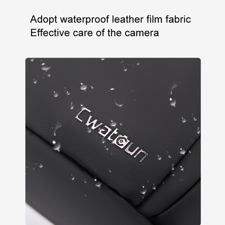 Borsa per fotocamera Cwatcun Marsupio per fotocamera DSLR Borsa per