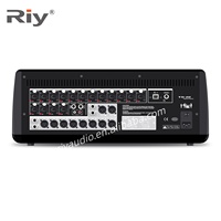 Console de mixage numérique professionnelle TQ22 pour DJ avec 8 sorties AUX, construction métallique, puissance 50W - Audio/Vidéo/Éclairage