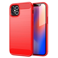 Coques de téléphone en silicone à la mode en fibre de carbone pour iPhone 11 12 13 Mini Pro Max, étui pour iPhone