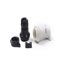 Accessoires de lampe à lumière Offre Spéciale approuvés CE ROHS blanc noir aluminium plastique manuel assemblé E27 douille B22 raccord de câble