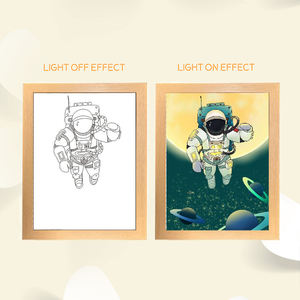 2025 mur Art peinture décoration lumière LED brillant cadre Photo expérience lumière et ombre l'art de la lumière peinture livraison directe - Product Image 6