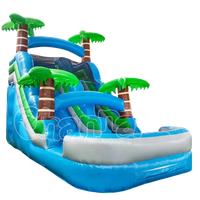 Hot Sale Outdoor aufblasbare Hüpfburg Combo mit Wasser rutschen Trampolin für Kinder Wasser pool