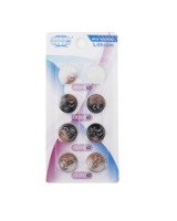 8PCS Mixte 3V Bouton CR Batterie CR2016 CR2025 CR2032 Batterie Multifonctionnelle Famille Pack