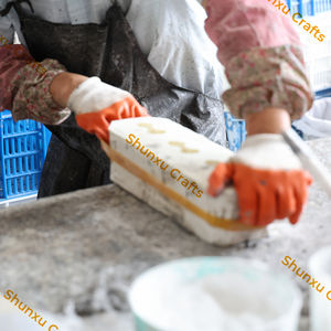 Estatua de Perro <span class=keywords><strong>Monje</strong></span> de Resina Shunxu, Figura Zen de Animal, Escultura de Meditación, Proveedor Mayorista - Product Image 4